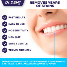 Load image into Gallery viewer, DrDent Premium Teeth Whitening Strips